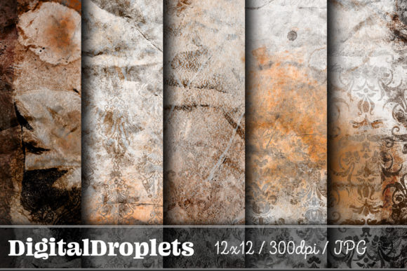 Antique Damask Prints Vol. 3.1: Vintage Elegance for Modern Design