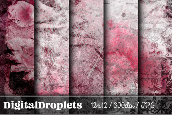Antique Damask Prints Vol. 5.1: Vintage Textures for Modern Design
