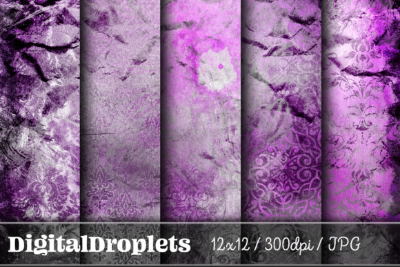 Antique Damask Prints Vol. 6.1: Elevating Vintage Design