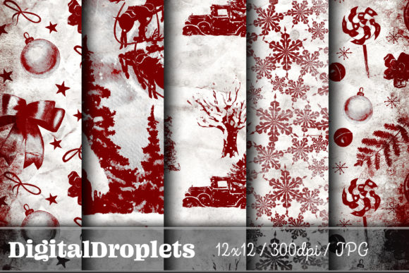 Christmas Time Vol. 18 | Collection: Gothic Grunge Design Assets
