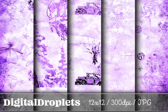 Christmas Time Vol. 7: Gothic Grunge Paper Collection