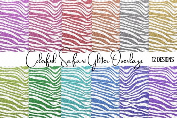 Colorful Glitter Safari Overlays: A Designer's Dynamic Toolkit