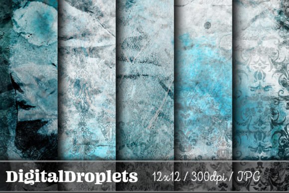 Elevate Designs with Antique Damask Prints Vol. 11.2