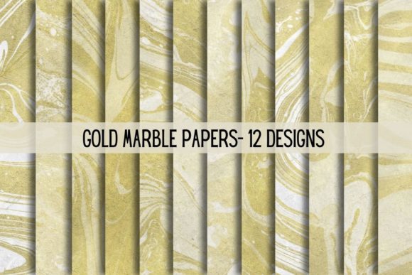 Elevate Your Visual Design with the Gold Marble Papers Collection