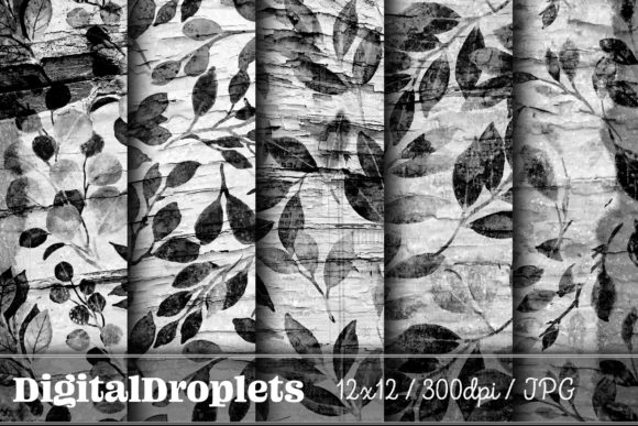Leaves in the Wind Vol. 11: Vintage Paper Design Assets