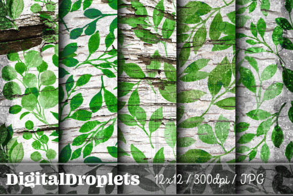 Leaves in the Wind Vol. 23: Vintage Texture for Modern Design